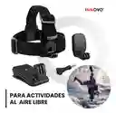 Soporte Arnés Para Cabeza Gopro Y Cámaras Deportivas Correa Antideslizante Ajustable