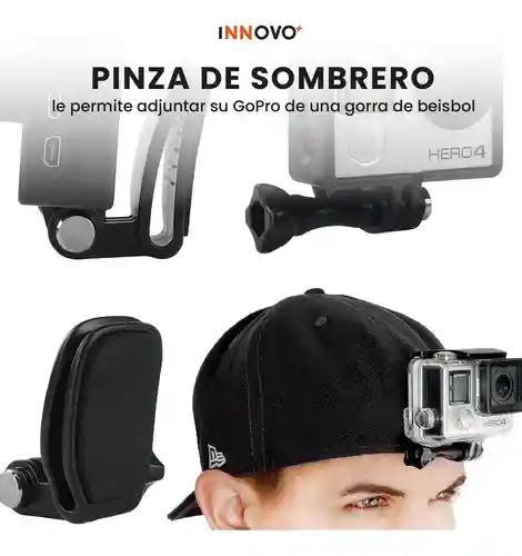 Soporte Arnés Para Cabeza Gopro Y Cámaras Deportivas Correa Antideslizante Ajustable