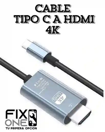 Cable Tipo C A Hdmi 4k