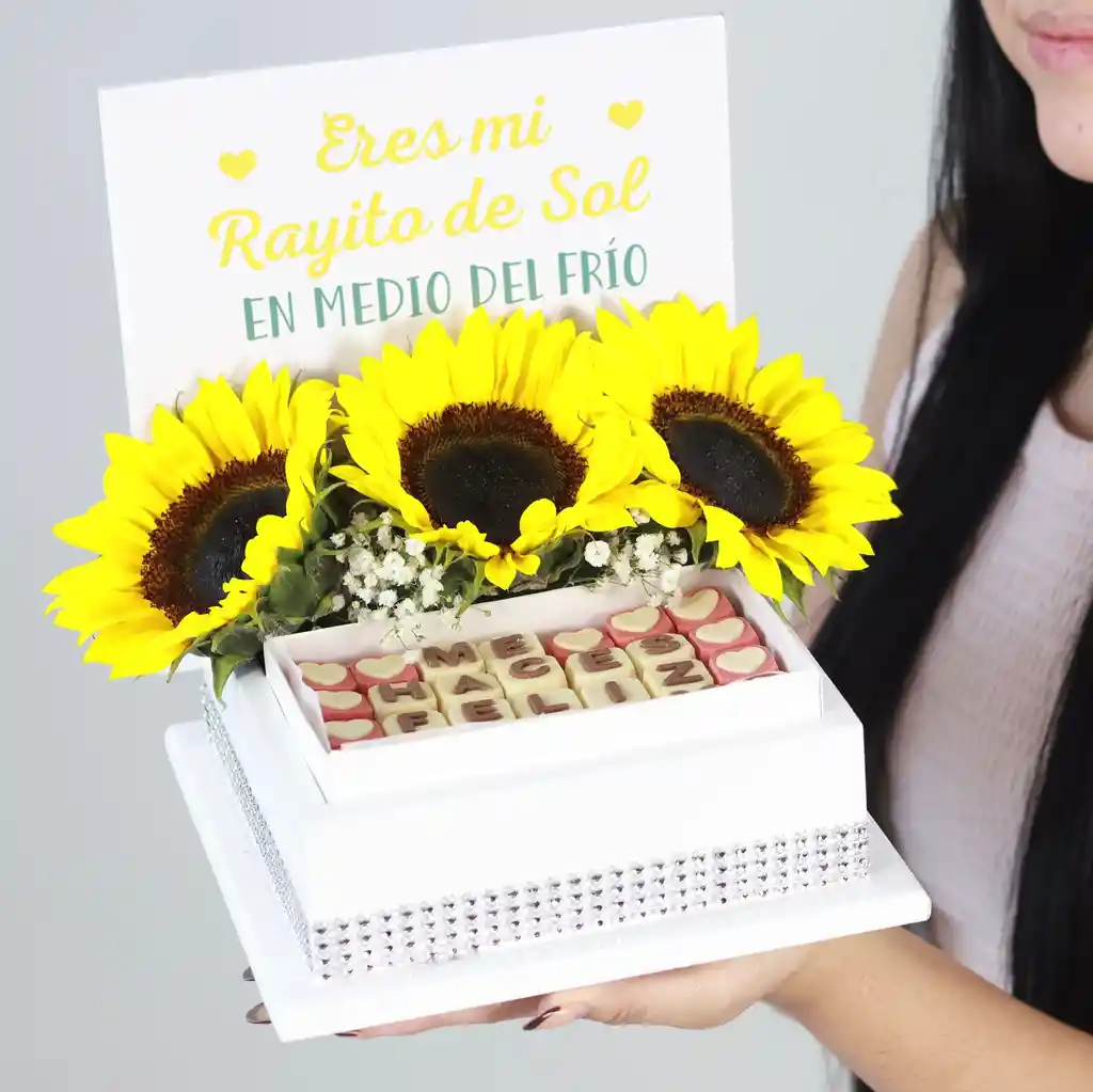 Cofre Con Girasoles