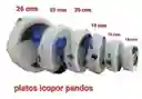 Plato 26cms Icopor Pando Desechable