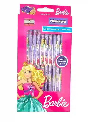 Caja De Colores Primavera X 12 Unidades Barbie