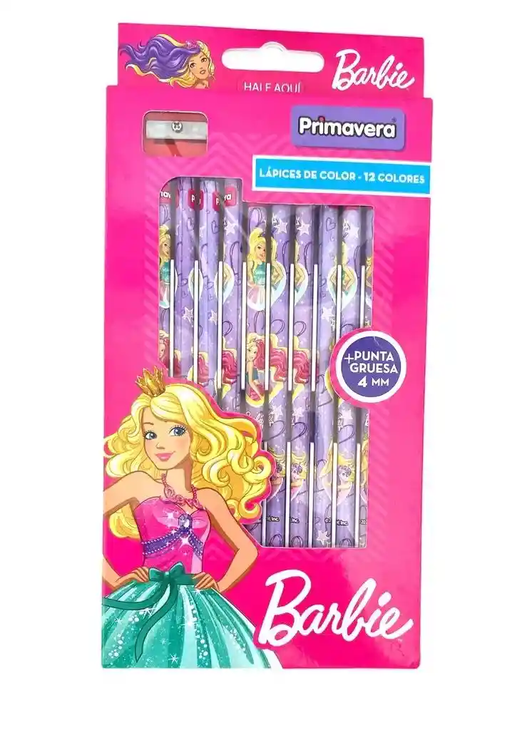 Caja De Colores Primavera X 12 Unidades Barbie