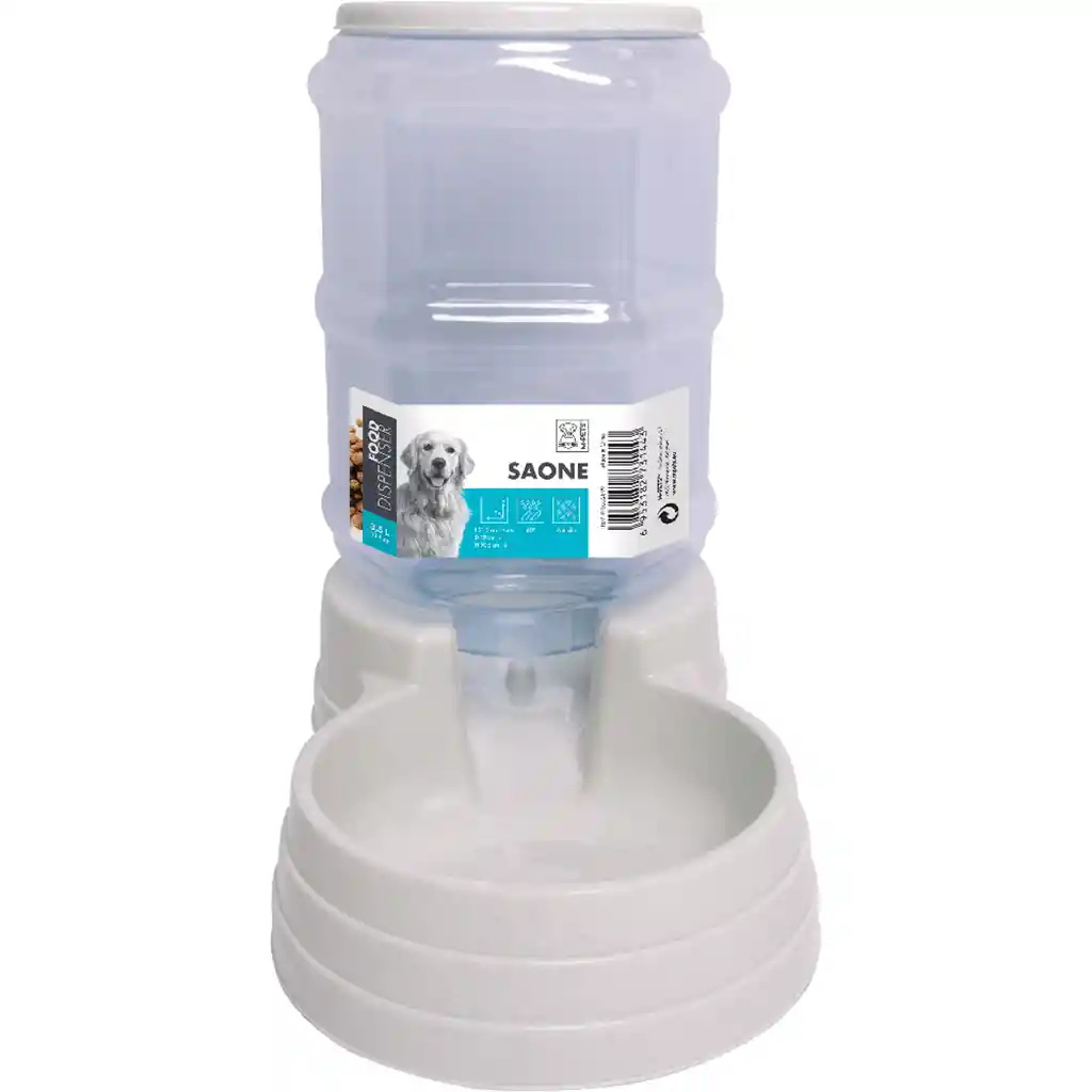 Dispensador De Comida Para Perro Saone M-pets 3,5 L