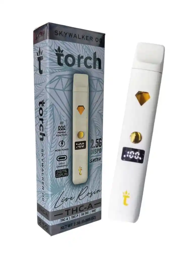 Vaporizador Torch | Delta 8 | Skywalker Og | 2.5gr | Sativa