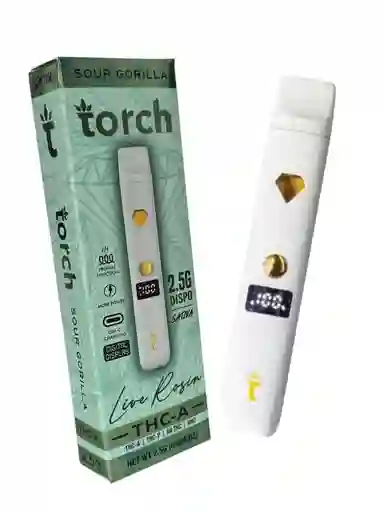 Vaporizador Torch | Cbd D8 | Sour Gorilla | 2.5gr | Sativa