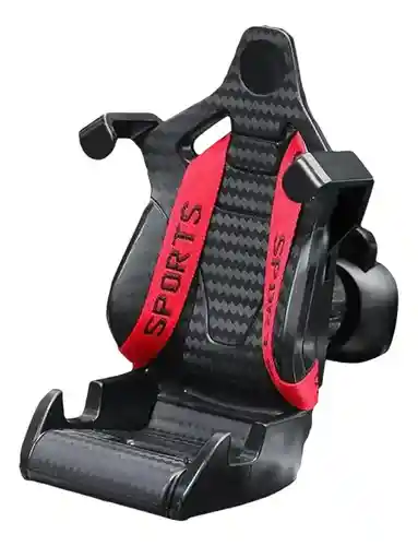 Soporte Holder Celular Carro Tipo Asiento Deportivo Giratorio 360° Ajuste Rejilla De Aire