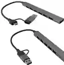 Multipuerto Usb 3.1: Tipo-a Y Tipo-c En Un Solo Hub