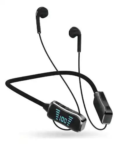 Audífonos Bluetooth Deportivos Kl50 Con Pantalla Led Batería De Larga Duración Micrófono