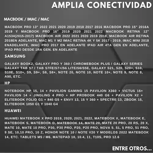 Hub Usb C Puertos Adaptador Multipuerto Hdmi 8 En 1 Mac Win Color Plateado
