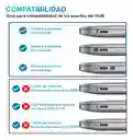 Hub Adaptador Multipuerto Usb C 6 En 1 Para Mac Macbook Windows Marca Agc Tecnologia V1