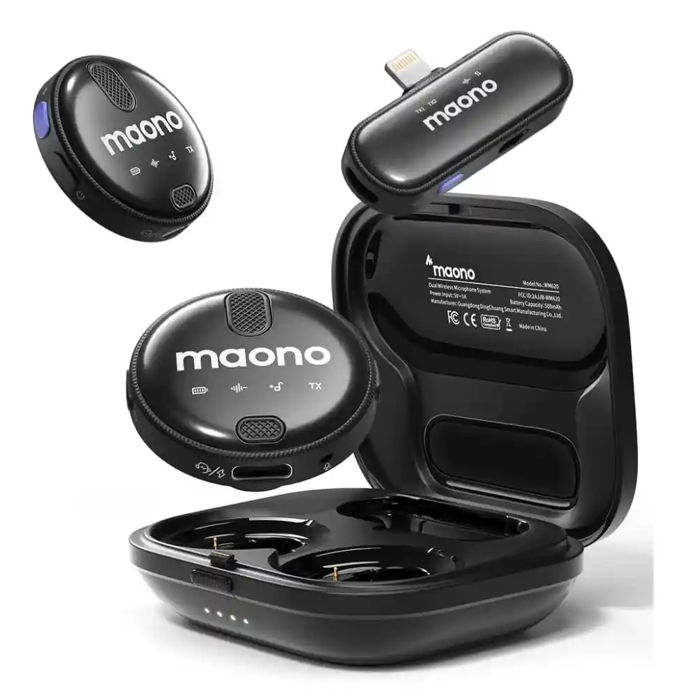 Maono Microfono Inalámbrico Wm620 B2 Puerto Para Iphone