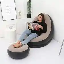 Silla De Descanso Inflable Para Adultos, Sofa Plegable Porta