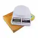 Balanza Gramera Báscula Digital Cocina Capacidad Hasta 10kg Capacidad Máxima 10 Kg Color Blanco