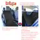Forro Segunda Fila Mas Silla Copiloto (doble) Marrón
