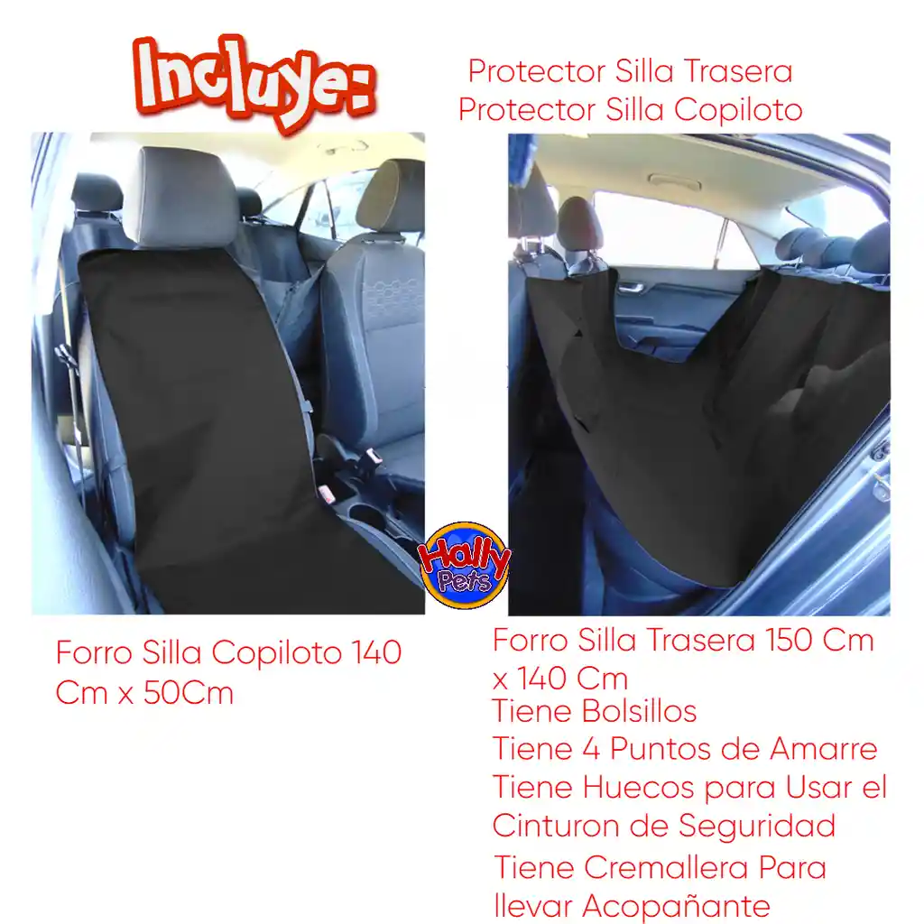 Forro Segunda Fila Mas Silla Copiloto (doble) Marrón