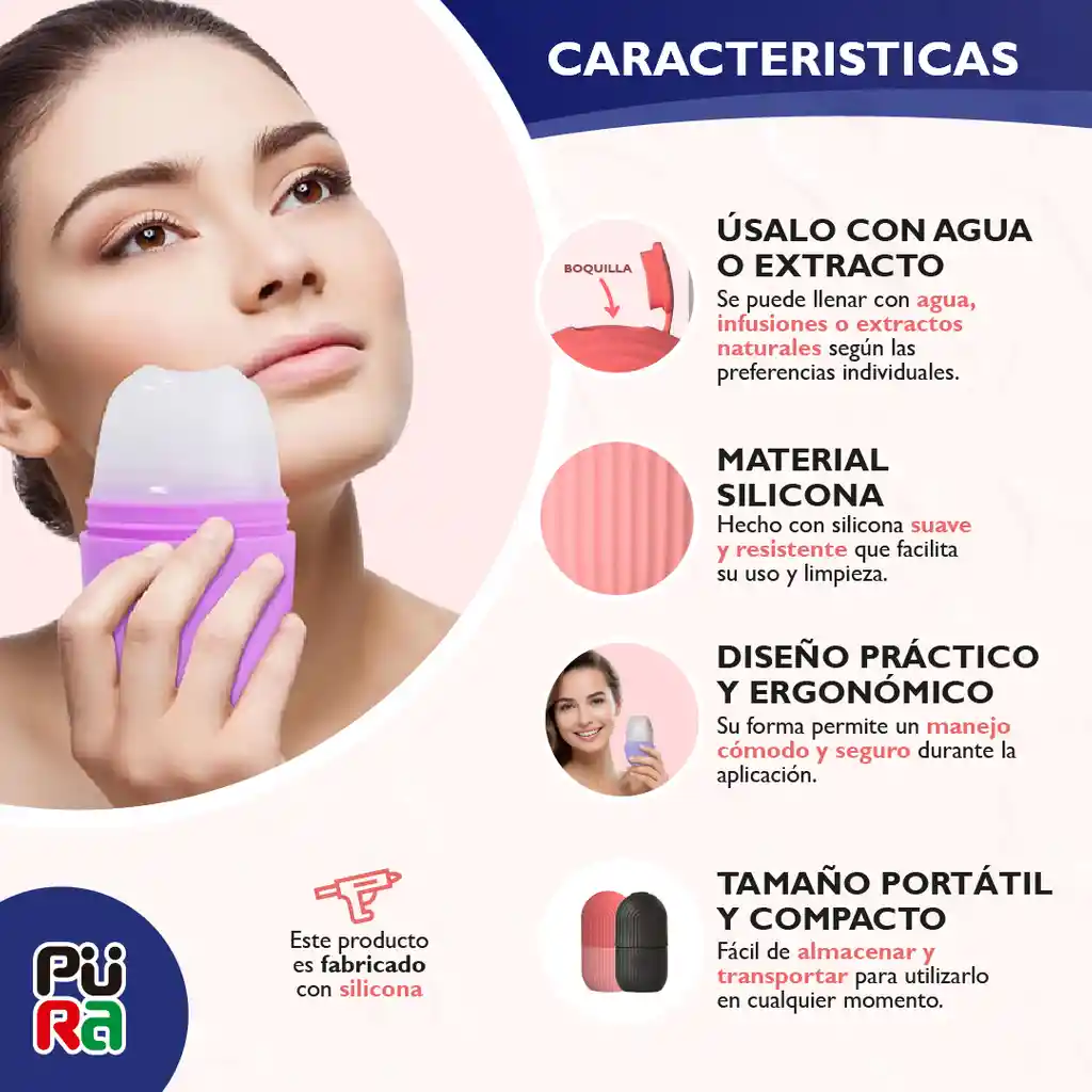 Masajeador Hielo Facial