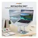 Soporte Giratorio 360° Portátil Laptop Tablet Aluminio Altura Ajustable Ergonómico Y Plegable