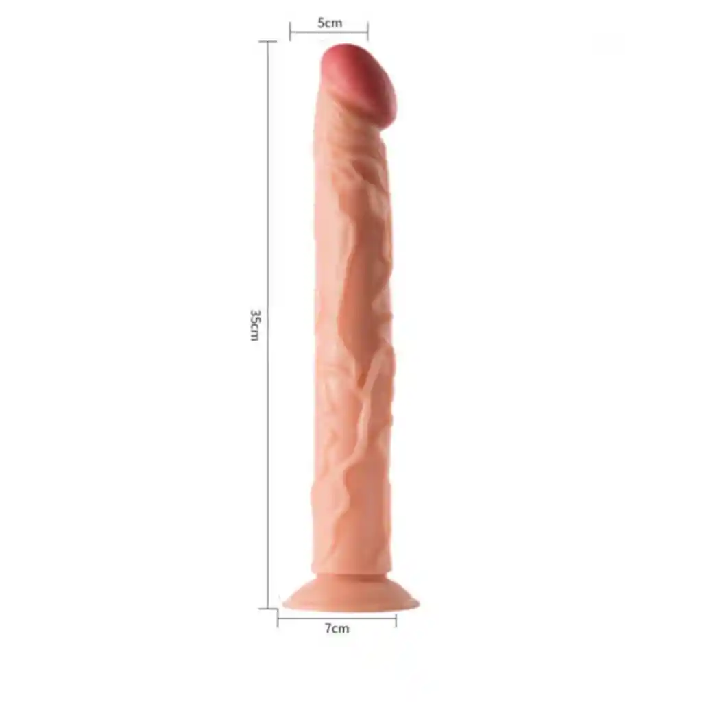 Dildo Realista 35cm Xxl Consolador Grande Silicona Fisting Ano Dildo Grande Largue Juguete Para Adultos