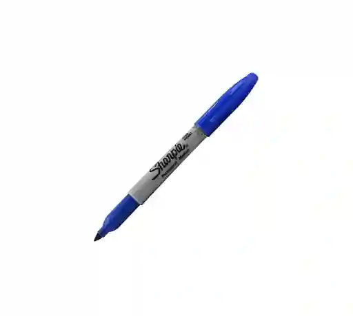 Marcador Permanente Sharpie Punta Delgada Azul