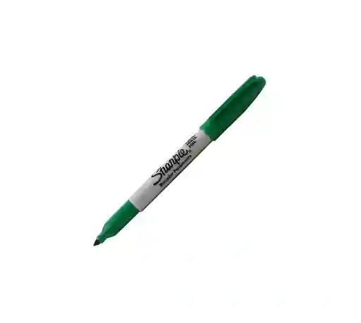 Marcador Permanente Sharpie Punta Delgada Verde