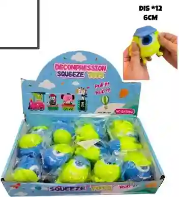 Squishy Antiestres Monster Inc Mick Diversion Juguete Figura Apretar