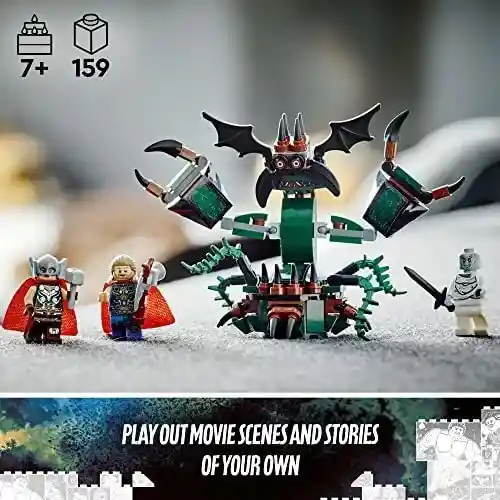 Lego Marvel Ataque Asgard 159 Piezas 76207