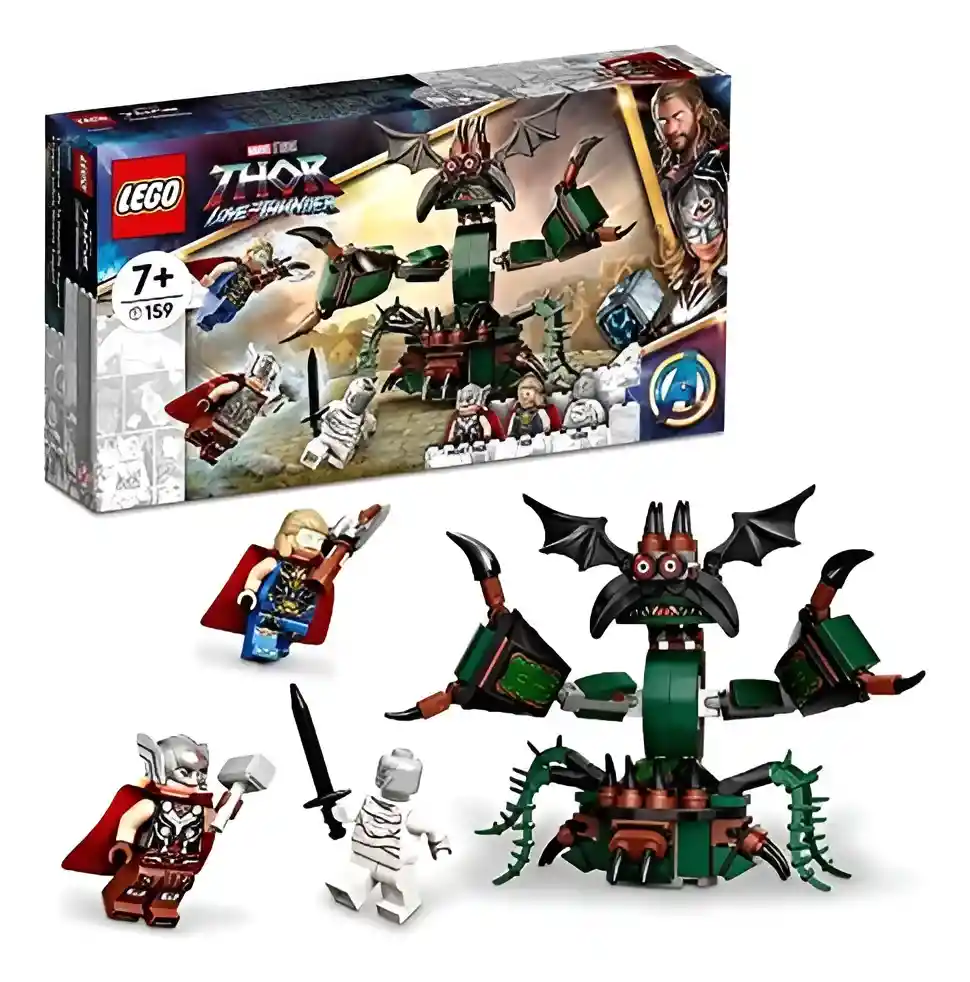 Lego Marvel Ataque Asgard 159 Piezas 76207