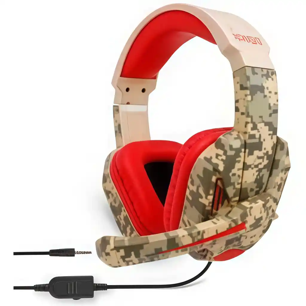 Auriculares Gamer Camuflados