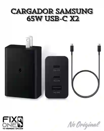 Cargador Samsung 65w Usb-c X2
