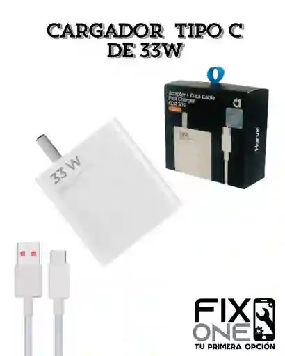 Harvic Cargador 33w Tipo C