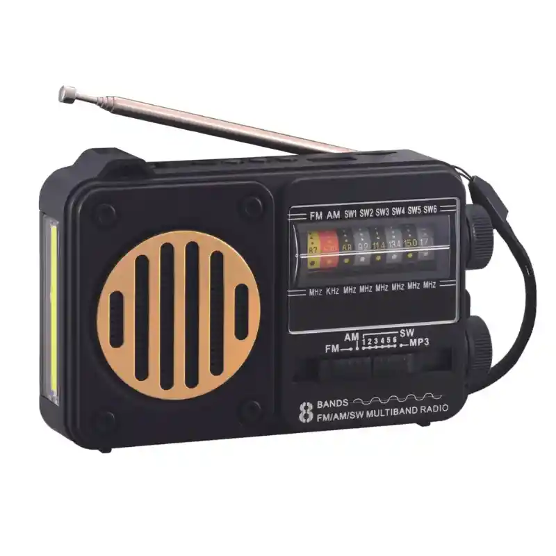 Radio Portátil Cmik Mk-154bt Bluetooth 3 Bandas Con Linterna Led Y Usb
