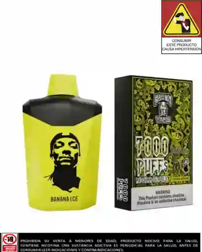 Vapeador Death Row Banana Ice 7.000 Puffs