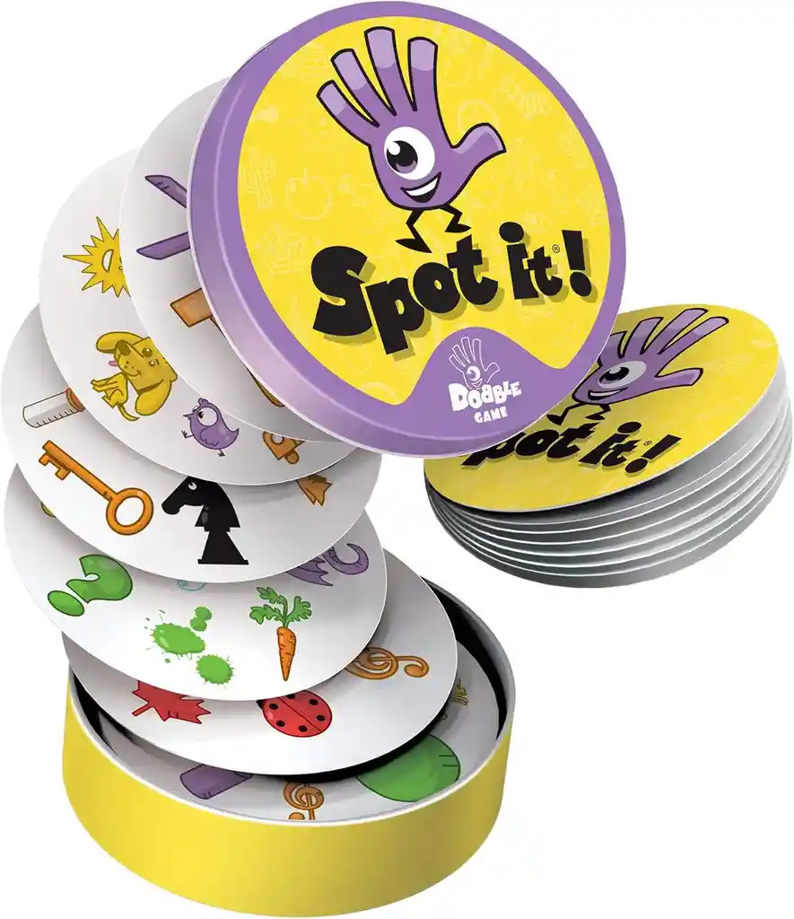 Cartas Spot It! Originales Juego De Mesa Didáctico Concéntrese Agilízate Mental