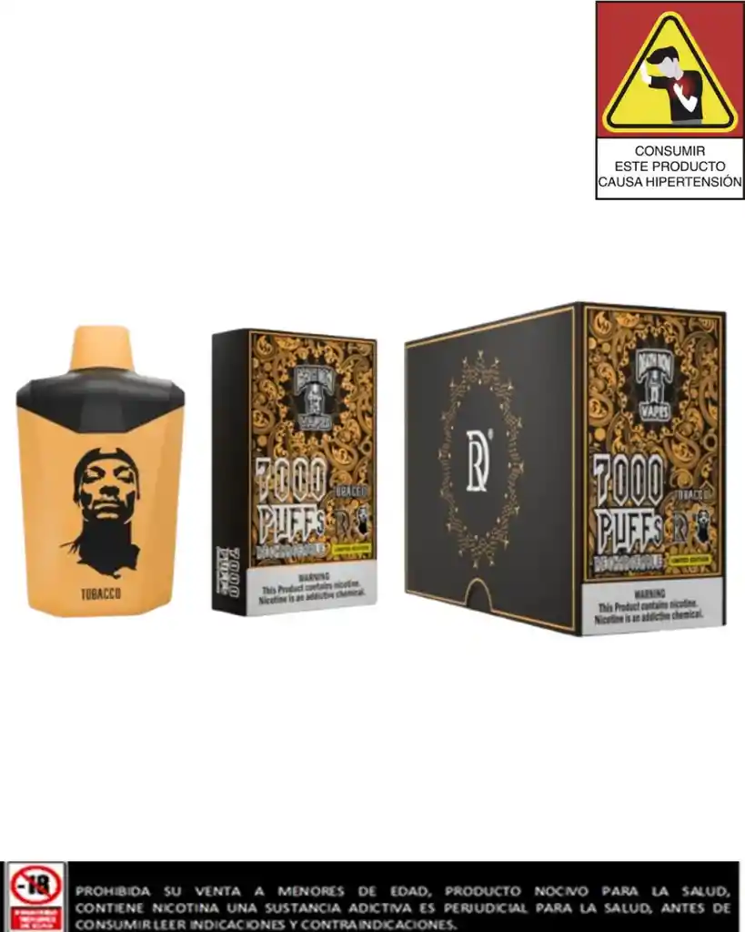 Vape Death Row Tabacco 7.000 Puffs