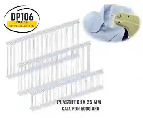 Plastiflecha Trabajo Pesado 25mm – Paquete X 5000 Unidades