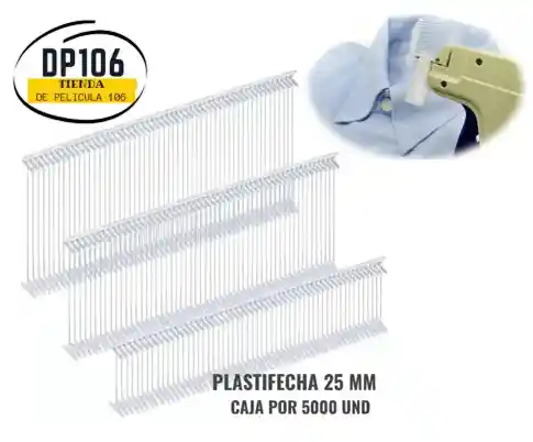 Plastiflecha Trabajo Pesado 25mm – Paquete X 5000 Unidades