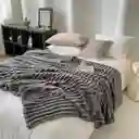 Cobija Manta Cobija Térmica Con Textura Cama Doble (mantas Para El Frio)