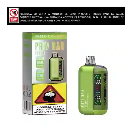 Vapo Priv Bar Watermelon Kiwi 15.000 Puffs