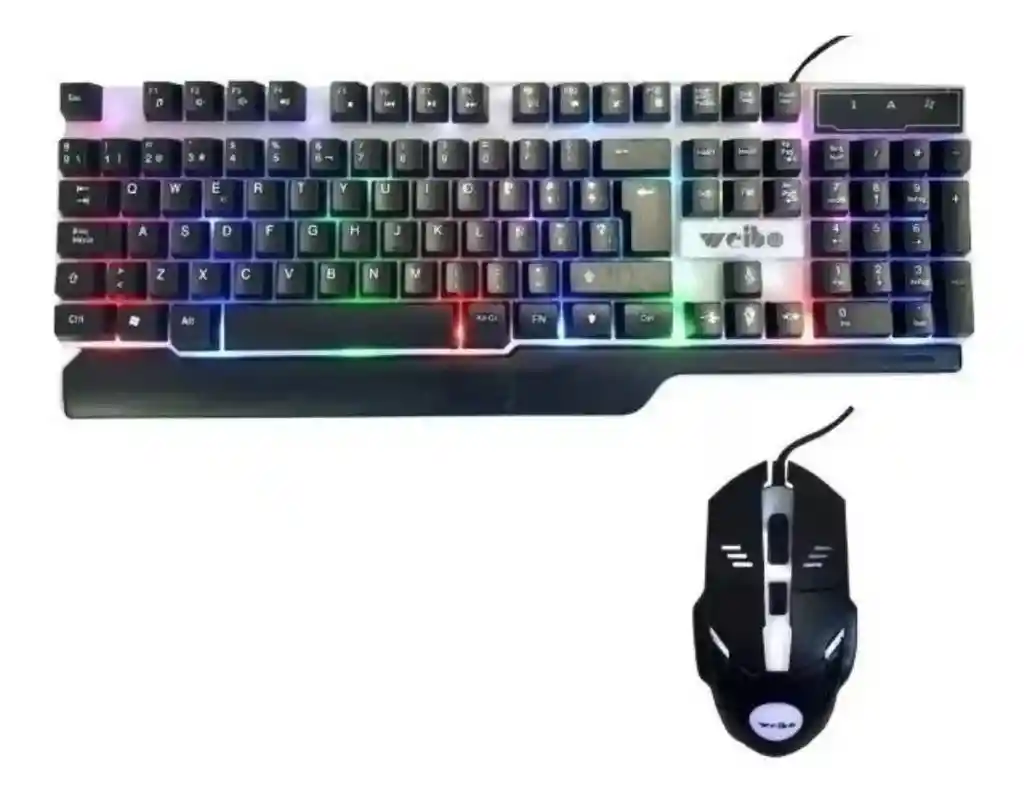 Kit De Teclado Y Mouse Gamer Weibo wb-550