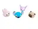 Lámpara De Mesa Lampara Niños Niña Labubu Stitch Kuromi Capibara En Silicona