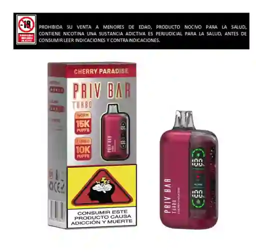 Vapo Priv Bar Cherry Paradise 15.000 Puffs