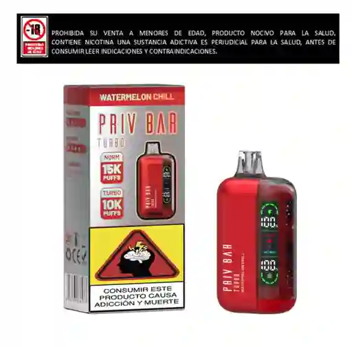 Vape Priv Bar Watermelon Chill 15.000 Puffs