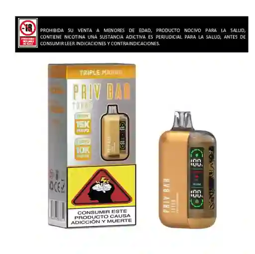 Vape Priv Bar Triple Mango 15.000 Puffs