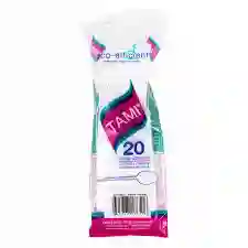 Cuchara Sopera Blanca Tami X 20