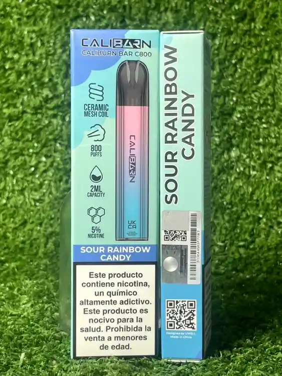 Uwell 800 Hits | Sour Rainbow Candy | Vapers | Calibarn C800
