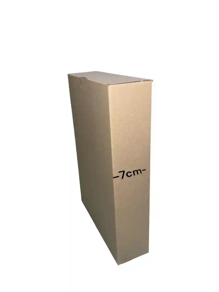 Caja De Carton Microcorrugado 24x7x34cm Plegable