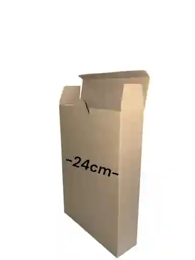 Caja De Carton Microcorrugado 24x7x34cm Plegable