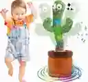Cactus Bailarín Con Grabador Y Temas Musicales