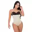 6054-body Strapless Moldeador Termoreductor Color: Beige Talla:sm
